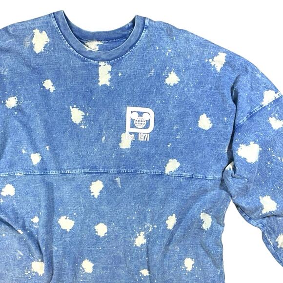 Spirit Jersey x Disney Denim Bleached Oversized Shirt - XL - Picture 2 of 5